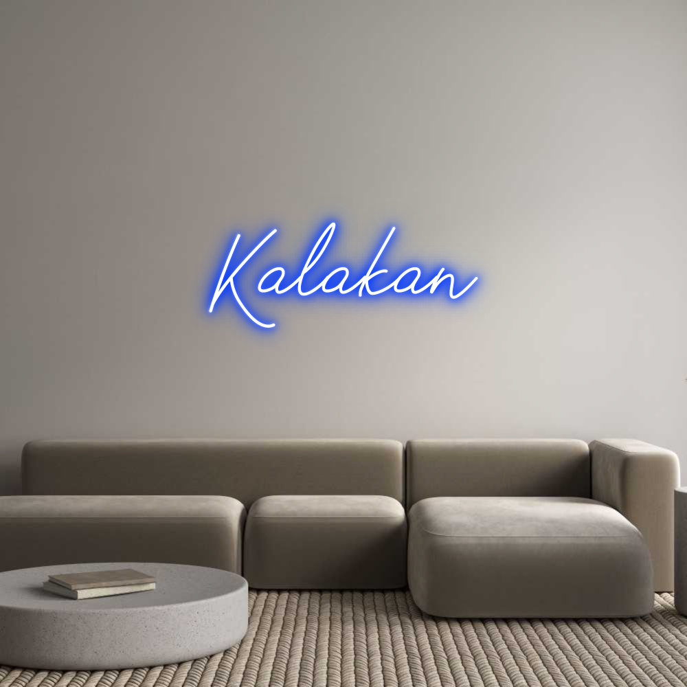 Neon personalizado: Kalakan