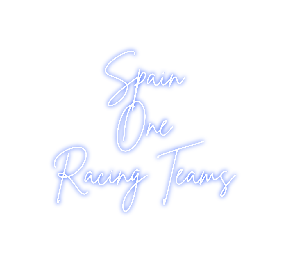 Neon personalizado: Spain
One
Rac...