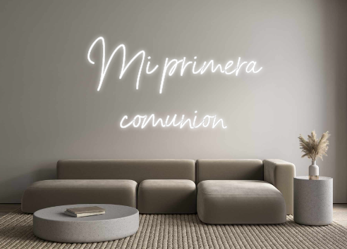 Neon personalizado: Mi primera
co...