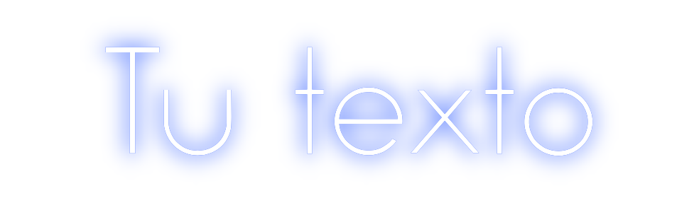 Neon personalizado: Tu texto
