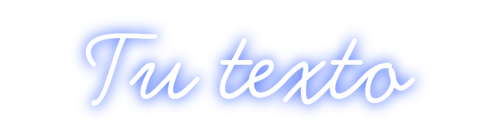 Neon personalizado: Tu texto