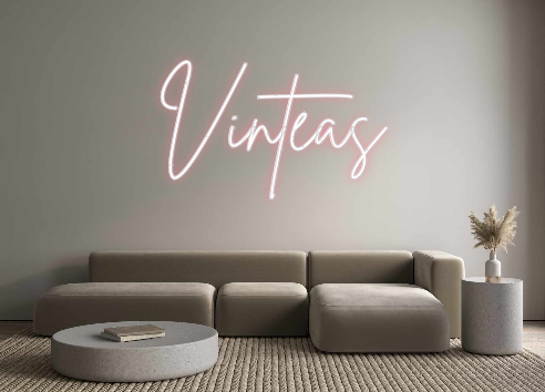 Neon personalizado: Vinteas