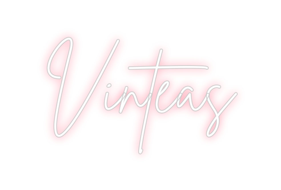 Neon personalizado: Vinteas