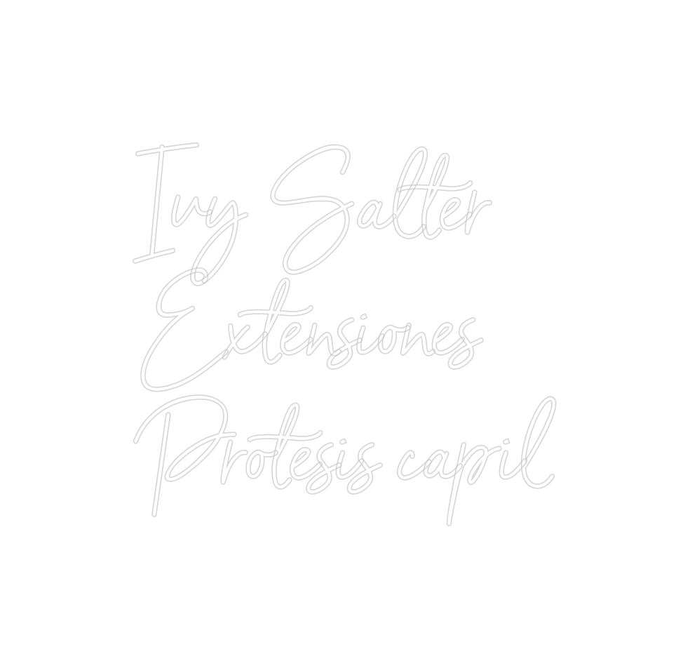 Neon personalizado: Ivy Salter
Ex...