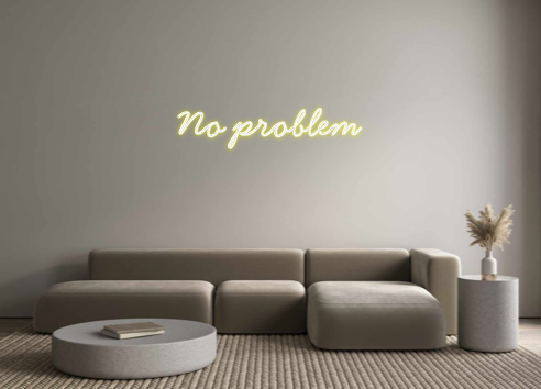 Neon personalizado: No problem
