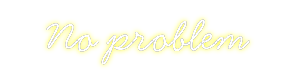 Neon personalizado: No problem