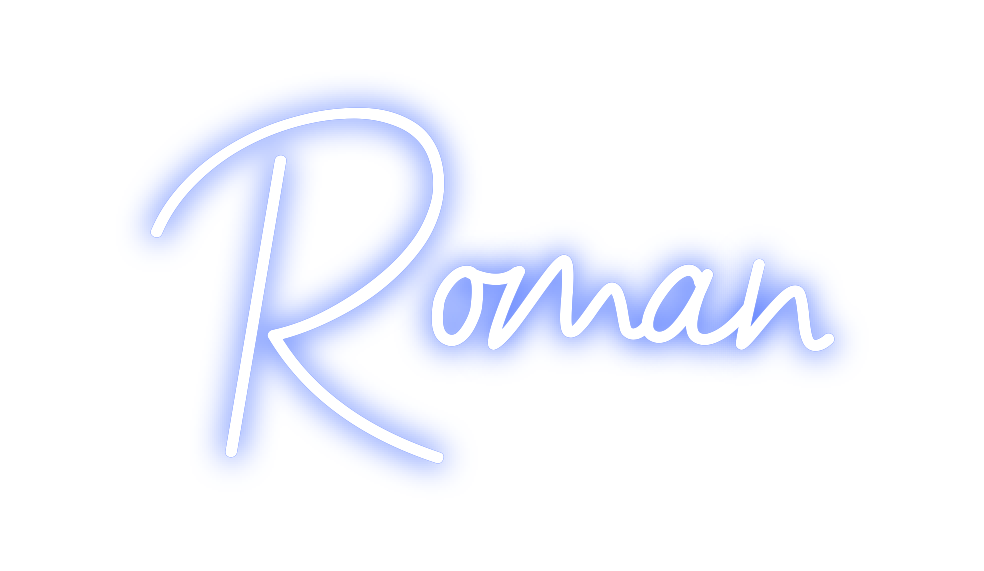 Neon personalizado: Roman