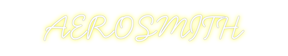 Neon personalizado: AEROSMITH