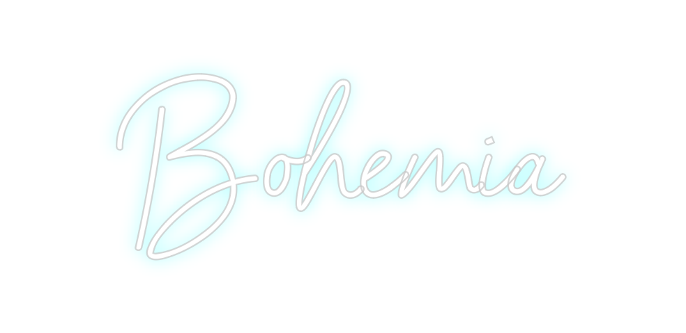 Neon personalizado: Bohemia