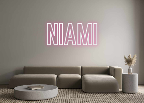 Neon personalizado: Niami