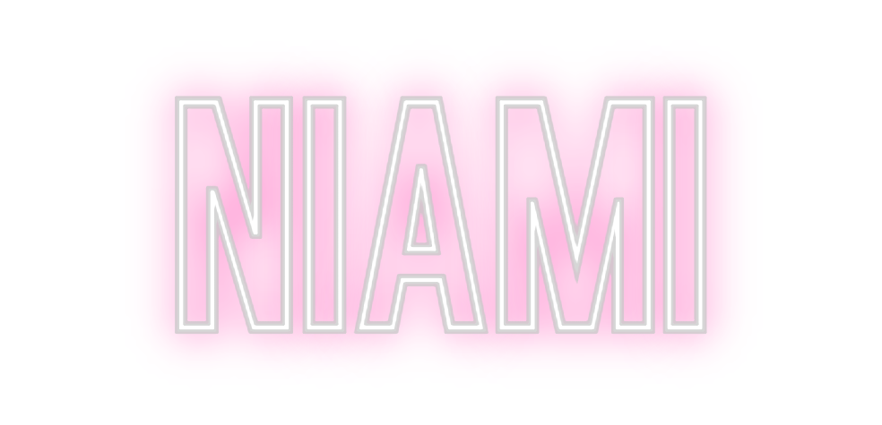 Neon personalizado: Niami