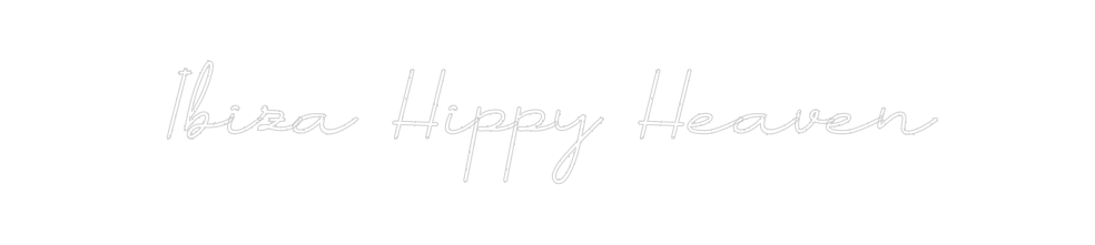 Neon personalizado: Ibiza Hippy H...
