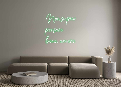 Neon personalizado: Non si puo
pe...