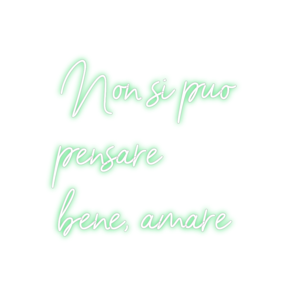Neon personalizado: Non si puo
pe...