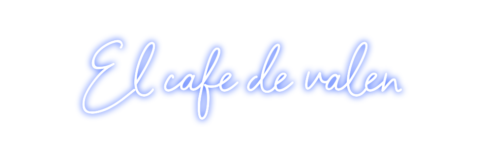 Neon personalizado: El café de va...