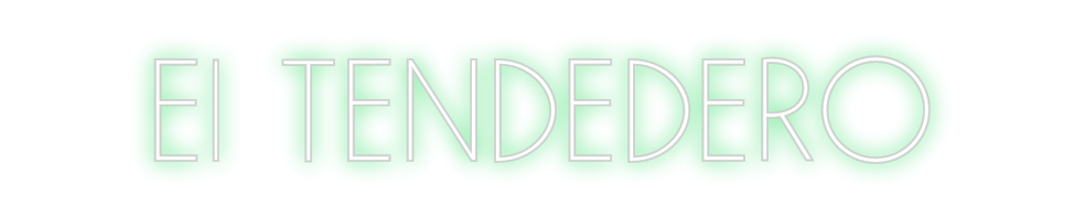 Neon personalizado: El TENDEDERO