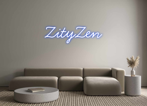 Neon personalizado: ZityZen