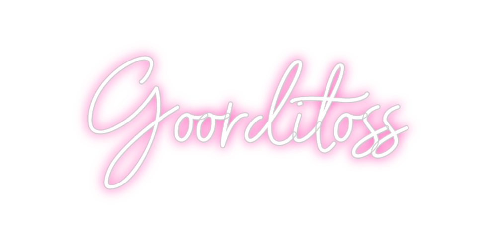 Neon personalizado: Goorditoss