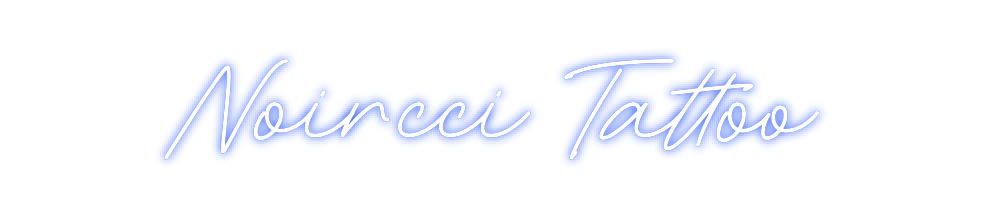 Neon personalizado: Noircci Tattoo