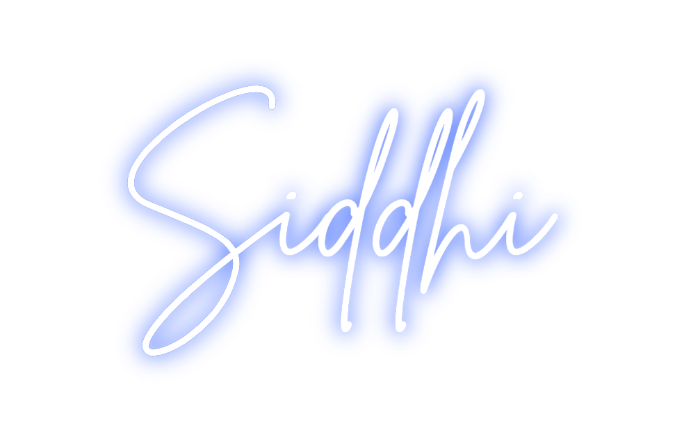 Neon personalizado: Siddhi