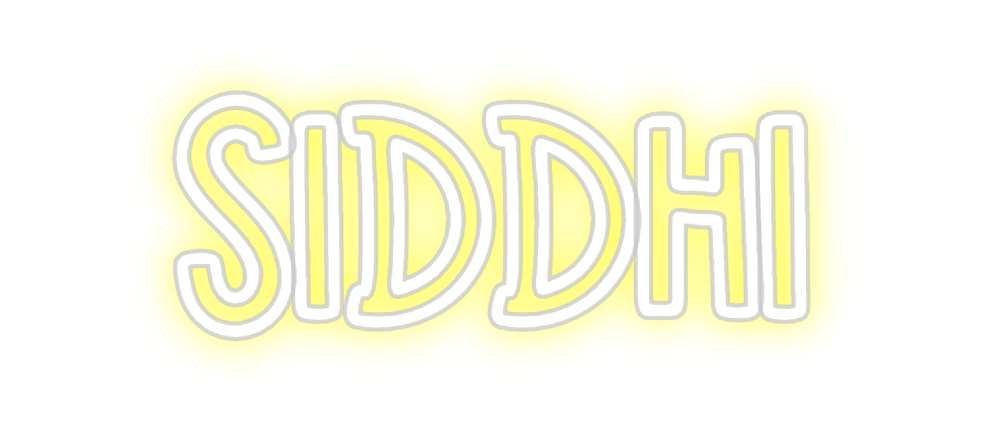 Neon personalizado: Siddhi