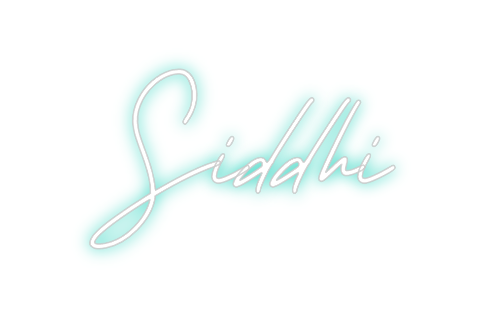 Neon personalizado: Siddhi