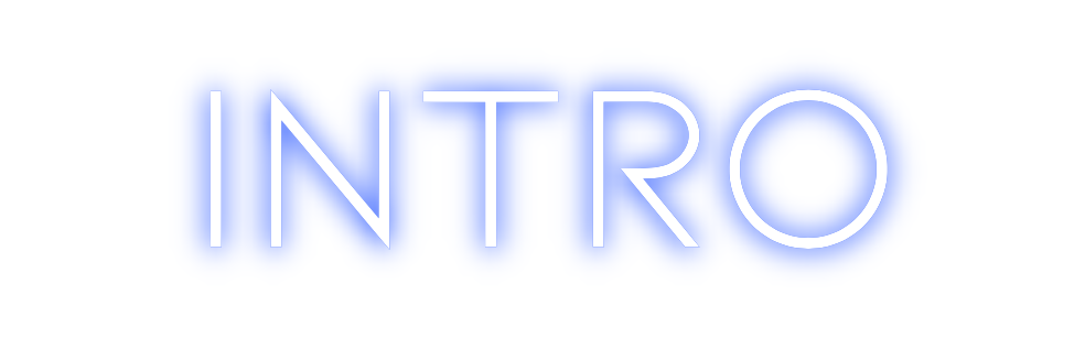 Neon personalizado: INTRO