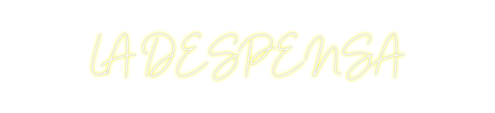Neon personalizado: LA DESPENSA