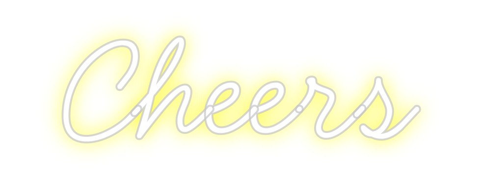 Neon personalizado: Cheers