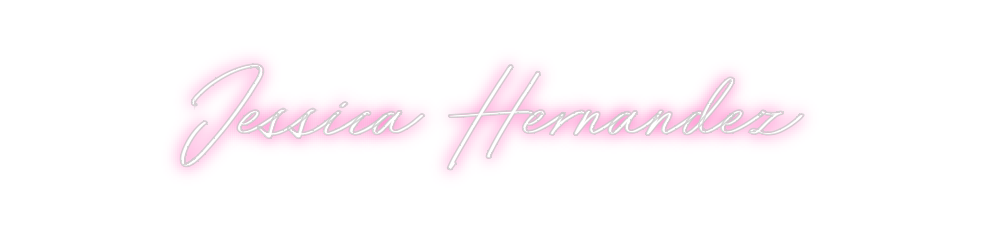 Neon personalizado: Jessica Herna...