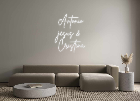 Neon personalizado: Antonio
jesus...
