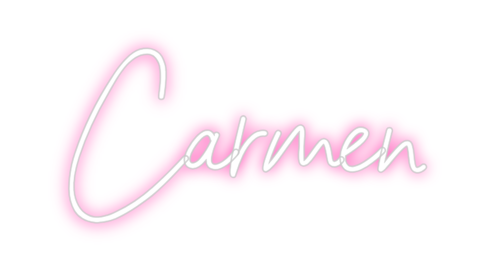 Neon personalizado: Carmen