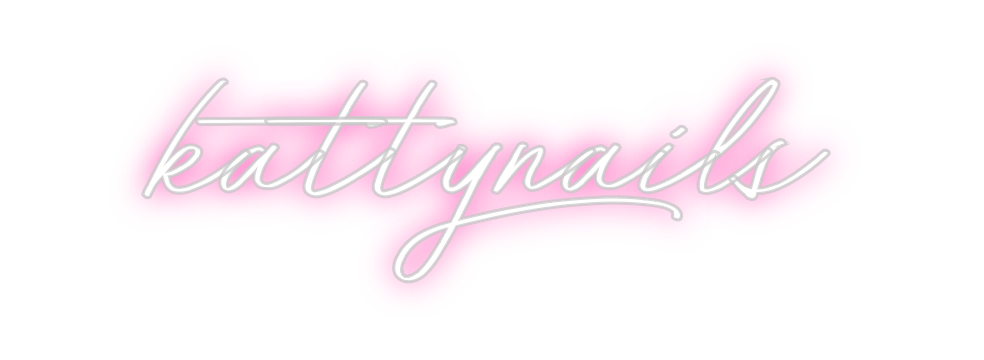 Neon personalizado: kattynails