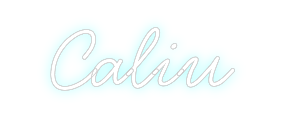 Neon personalizado: Caliu