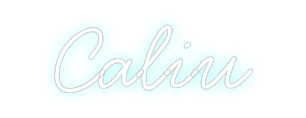 Neon personalizado: Caliu