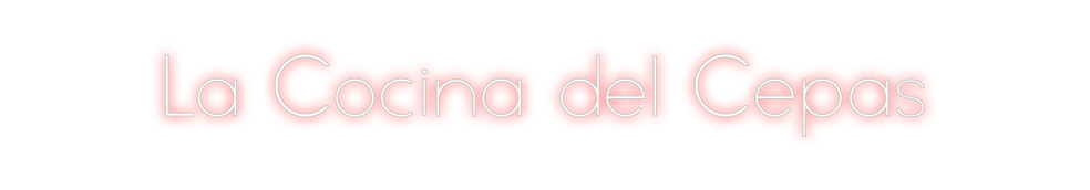 Neon personalizado: La Cocina del...