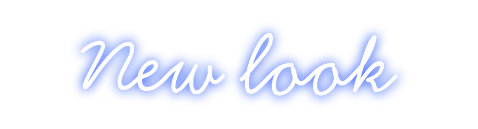 Neon personalizado: New look