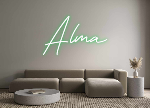 Neon personalizado: Alma