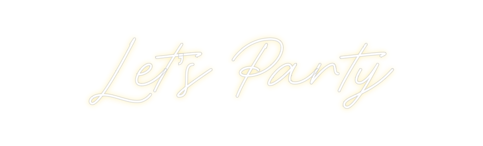Neon personalizado: Let’s Party