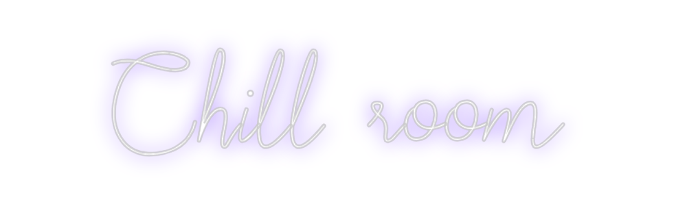 Neon personalizado: Chill room