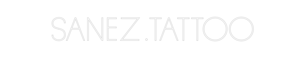 Neon personalizado: SANEZ.TATTOO