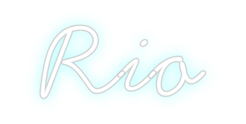 Neon personalizado: Rio