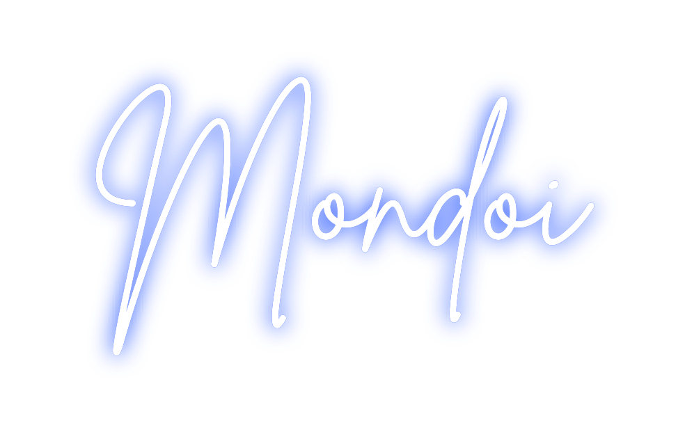 Neon personalizado: Mondoi