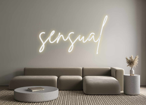 Neon personalizado: sensual