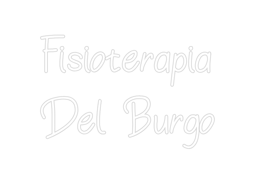 Neon personalizado: Fisioterapia
...