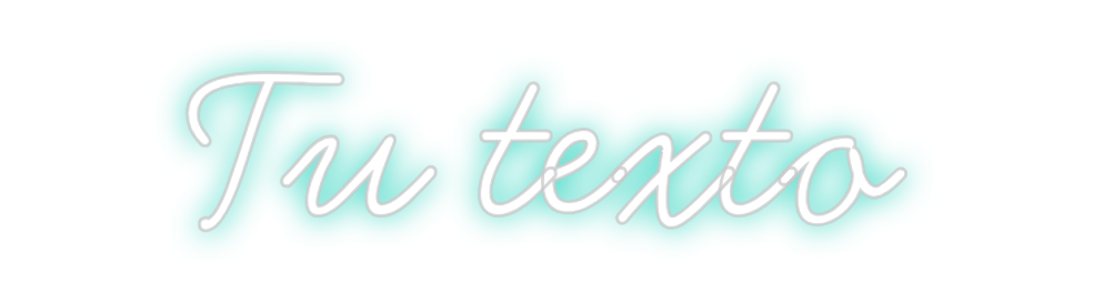Neon personalizado: Tu texto