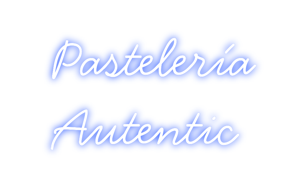 Neon personalizado: Pastelería 
A...