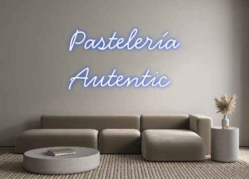 Neon personalizado: Pastelería 
A...