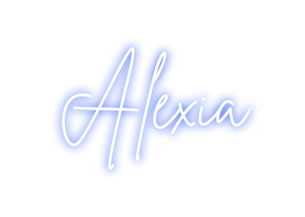 Neon personalizado: Alexia