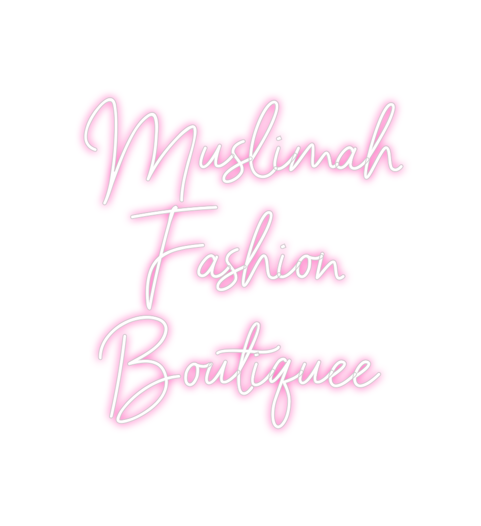 Neon personalizado: Muslimah
Fash...
